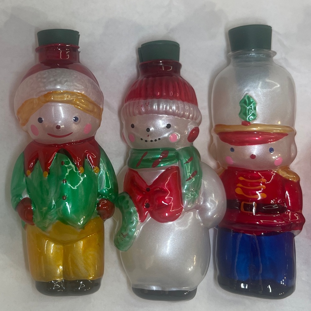 Avon Holiday Ornaments Set - Red, Green, Blue, Gold - Picture 3 of 12